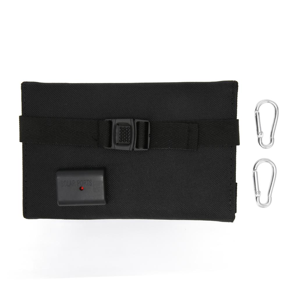 10W 5 Fold Solar Panels High Conversion Efficiency Portable Polysilicon Power Source with USB