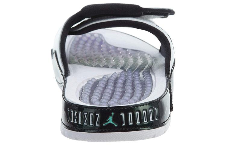 Jordan Hydro11 Chameleon Abrasion Resistant Slide Slippers Men's Black White Aa1336-117