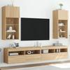 Vidaxl TV-kasten, Met LED, 2 Stuks, Sonoma Eiken, 40,5X30X90 Cm