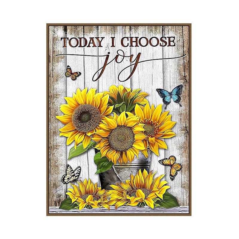 

Детский набор для алмазной живописи с пейзажем подсолнухов - Полная выкладка, сделай сам, декоративная вышивка для гостиной