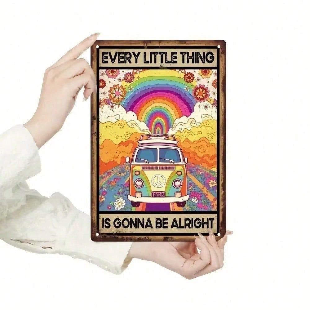 Vintage Metal Sign Rainbow for Home & Inspiration