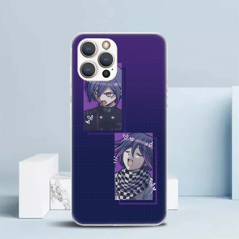 Danganronpa Kokichi Ouma Soft Cover for iPhone 16 17 Air 15 14 Pro Max 16E Phone Case 13 Mini 12 11 7 SE 8 Print Pattern Fit Cas