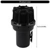 Airflows Silencing Adapter For Industrial Vacuums 2.5Inch Blower Port Attachment Maintains Suction While Reducing Decibels