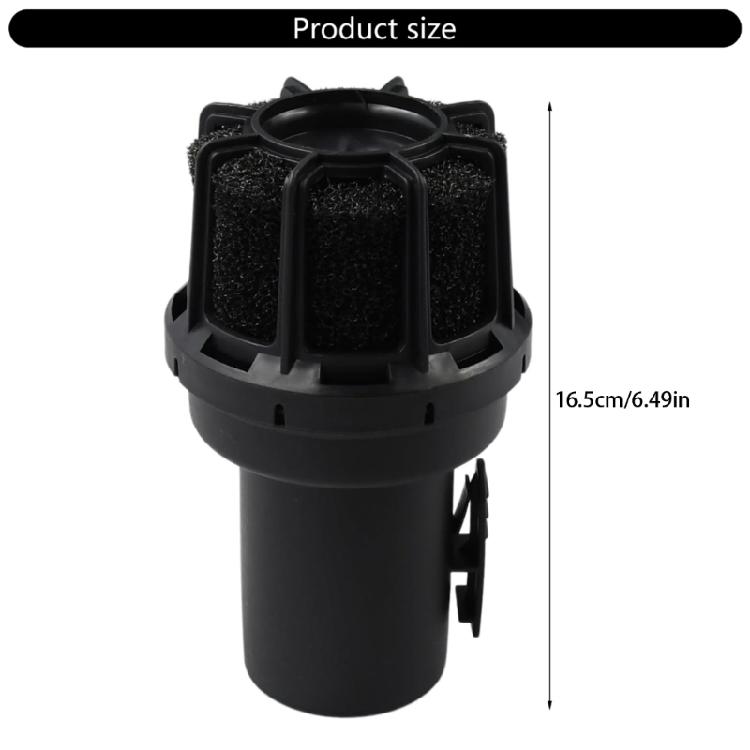 Airflows Silencing Adapter For Industrial Vacuums 2.5Inch Blower Port Attachment Maintains Suction While Reducing Decibels