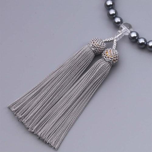 LEOBEE Shell Pearl Prayer Beads for Women with Magnetic Prayer Bead Bag, Handmade Prayer Beads Bracelet for Funerals, Grave Visits, Memorial Services,