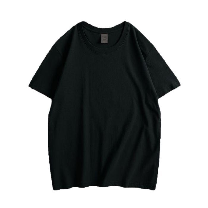 

Retro Classic Large Version Short-sleeved T-shirt for Women In Summer New Design Small Hong Kong Style Loose Casual Top 5XL чорний