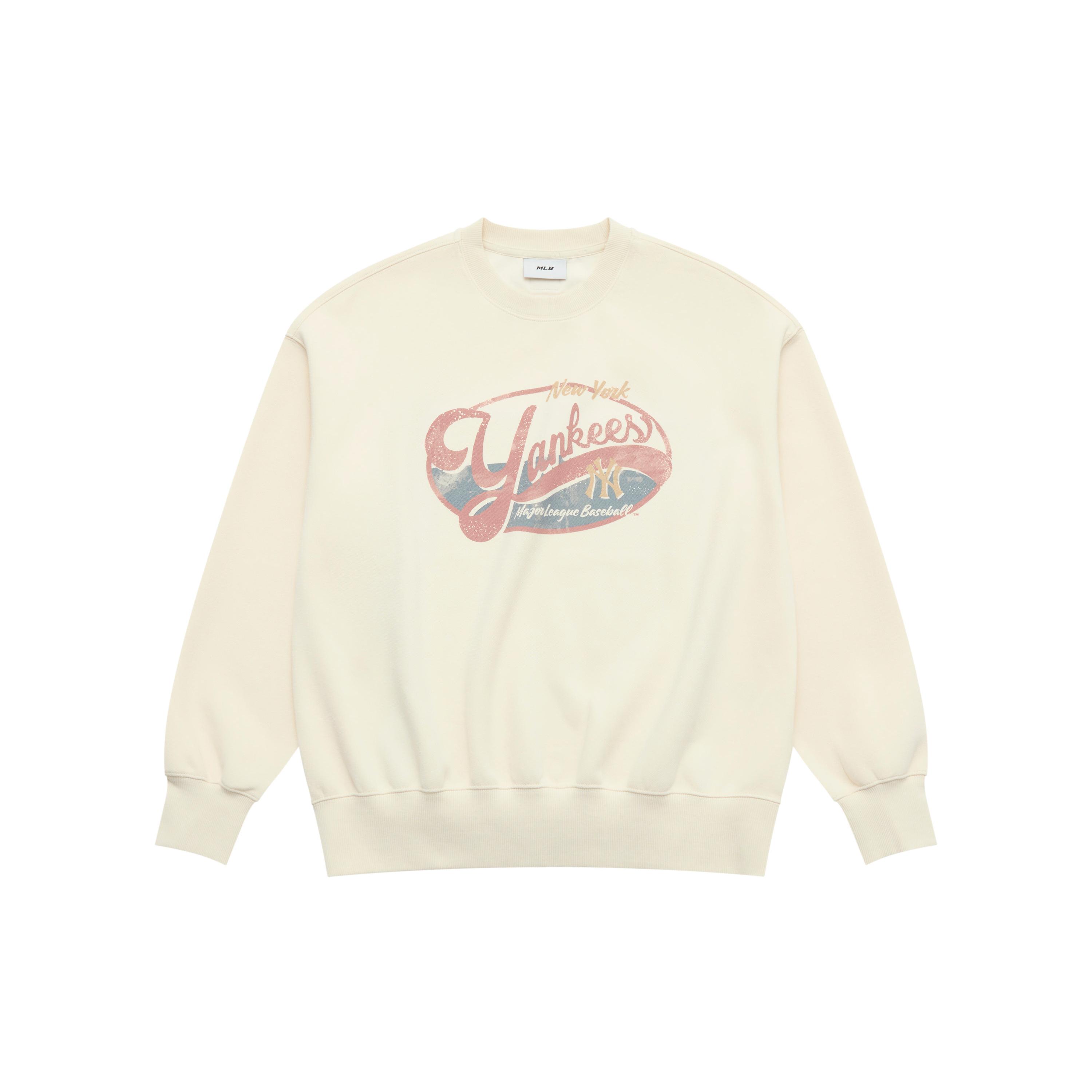 

New MLB Preppy Style Collection New York Yankees 25FW Sweatshirt Unisex 3AMTV1054-50CRS L
