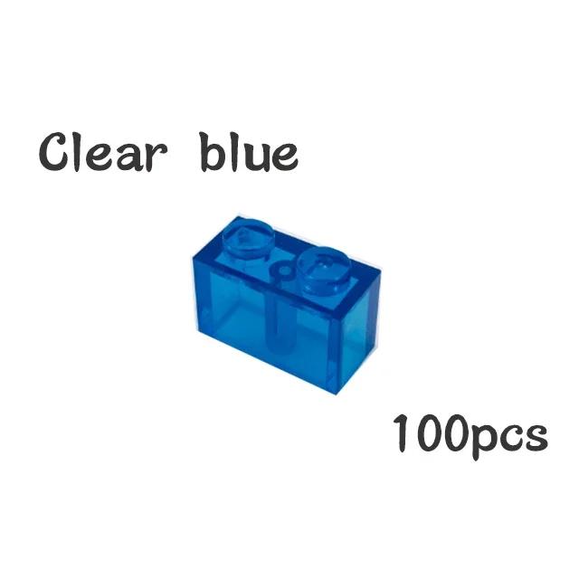 100Pcs DIY 3004 Thick Constructing Blocks Particle Figures 1x2 Dots Brick Works With Educational Creative Construction Leduo Kid Toy