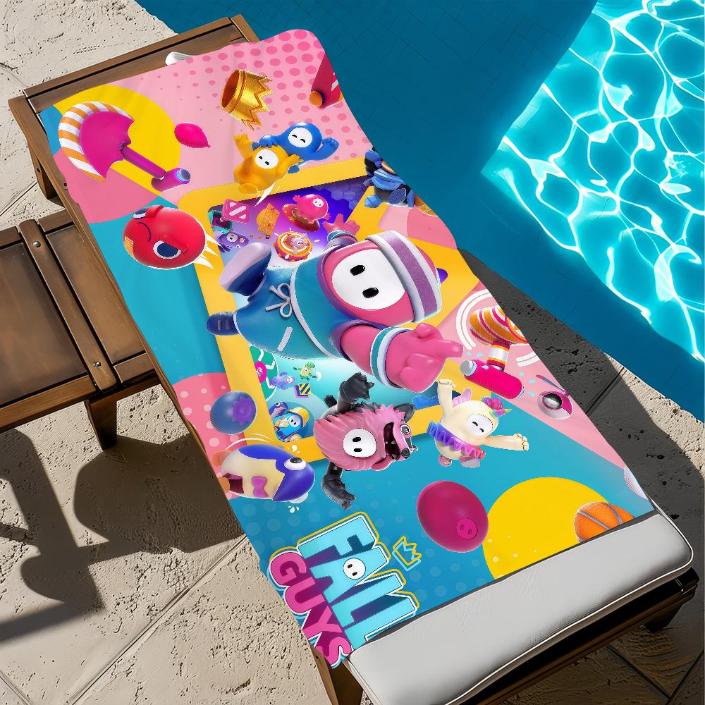 

Towel Beach G-GuyS-ES Cartoon F-FallS-ES Bath Game Quick-Drying Lightweight Portable Sauna Camping Swim Pool Travel W30*H60(CM)