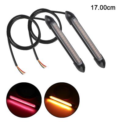 Striscia Sequenziale per Fari Auto Universale LED Freccia 2 Pezzi/set Luci Diurne DRL per Auto Flusso Streamer Luce Diurna Impermeabile