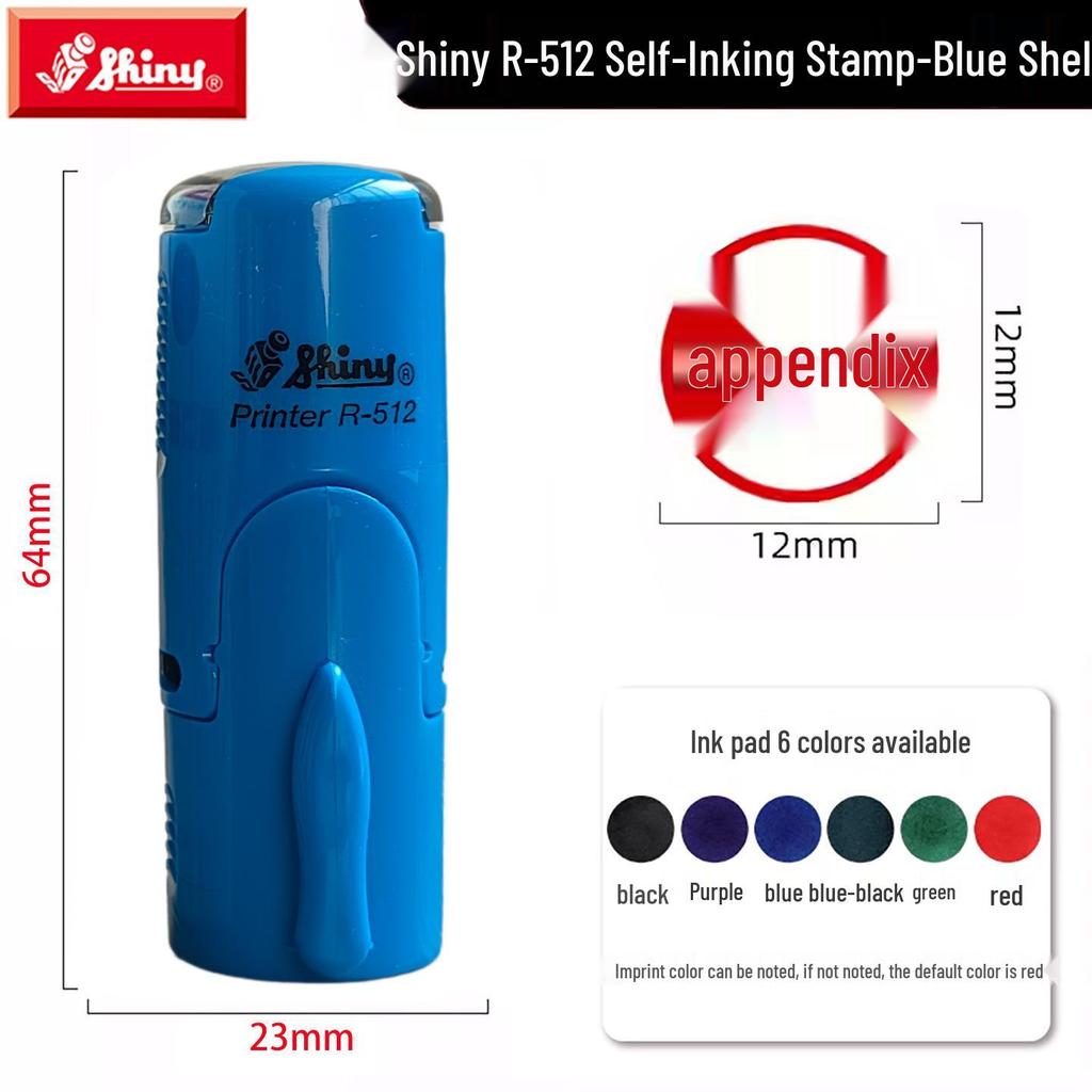 Sigiliu personalizat auto-tușant pentru semnătură cu finisaj lucios