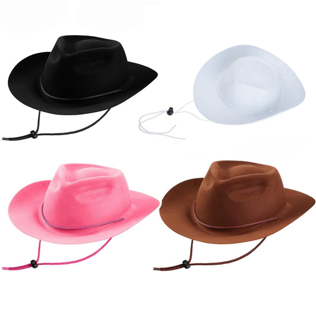 Modischer Cowgirl-Hut für Kleinkinder, breite Krempe, Cowboyhut, Mädchen-Geburtstagsparty, Westernhut, Festival-Fotografiehut