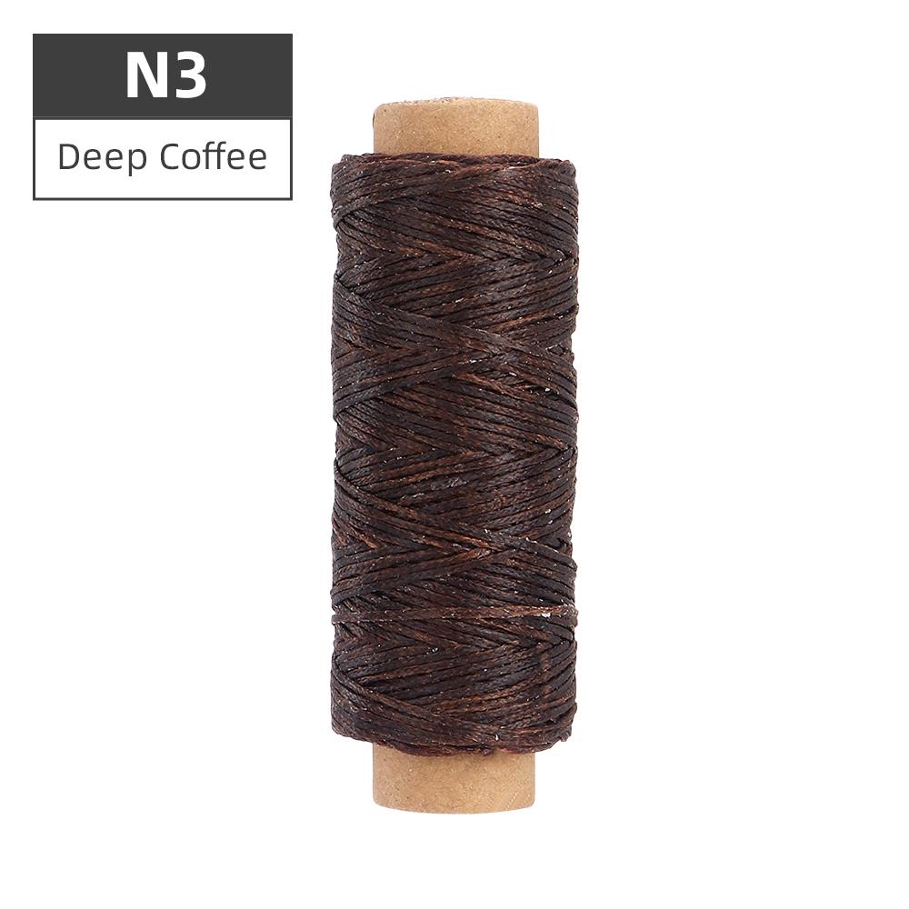 1pcs Leather Waxed Thread, Durable Leather Sewing Thread For Hand Stitching Leather Craft DIY, Leather Shoe Repairing Thread