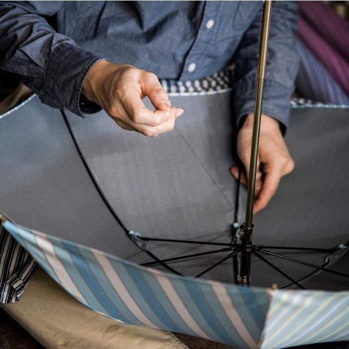 for both sun and Makita long monotone monotone of black and dark (Umbrella rain) Shoten, umbrella, (calm gray) mt-mno-l (python pattern)