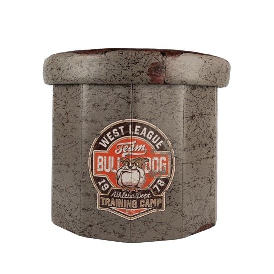 

Многофункциональное складное сиденье с местом для хранения Bull Dog — пухлый табурет для ног с органайзером для хранения ящиков для дома, гостиной,