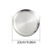 Stainless Steel Round Plate Grape Shaped Fruit Tray for Hotel Eco-Friendly Serving Food Tray