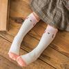 Girls Socks knee high Kids Baby Cute bear panda print Cotton Socks leg warms fall cloth boy knee sock toddler fashion sock