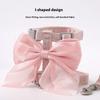 Cute Bowknot Cat Harness And Leash Adjustable Pet Harness With Traction Rope Kitten Puppy Rabbit Ferret