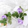 Head Supply 3 Rose Artificial Flower Bouquet For Wedding Photography Decor