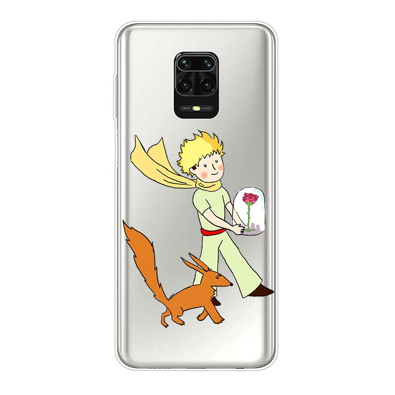 Mały Książę i Lis Silikonowe Etui Do Xiaomi Redmi Note 10 10S 9 9S Pro Max 9T 8T 8 7 6 5 Pro 5A 4X 4 Telefon Etui