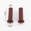 Universelle 7/8" 22mm 24mm Retro Motorrad Handgriffe Rutschfeste Gummi Lenkergriffe für Moto Roller Motocross Motorrad Griffe