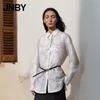 JNBY Women's Year of Dragon Printed Relaxed Fit Long Sleeve Shirt