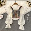 Pullovers Tops Women Strappy Crop Long Sleeves Lace Backless Short Shirt Slim Pullover Tops