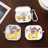 Cartoon The S-simpsons Clear Earphone Cases Cover With Hook Case For Samsung Galaxy Buds 4Pro 4 Pro 2 Live 2Pro 3 FE 3Pro