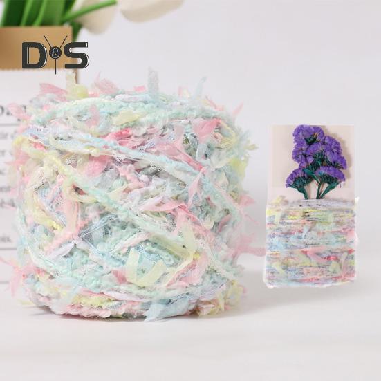 Hand Spun Art Yarn Hand Blended Yarn Colorful Handmade Crafting Yarn for Jewelry Making Junk Magazines Knitting Crafts Card Making