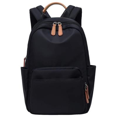 G-KAKO 2-Layer Backpack with 14 Pockets, A4 Size, Large Capacity, PC Storage, and Stylish Waterproof and Lightweight Nylon Backpack with Back Zipper,