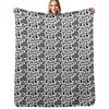 Breizh Symbols Pattern Throw Blanket Cozy Throw Blanket for Bed Sofa Chair