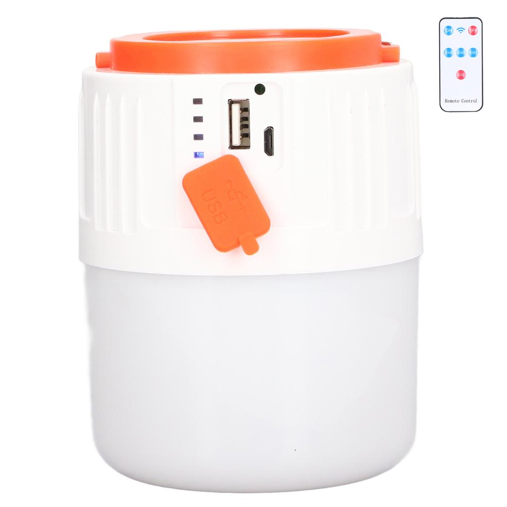 Voice Control Solar Camping Lamp 5 Mode Auto Induction USB Charging Waterproof Tent Light for