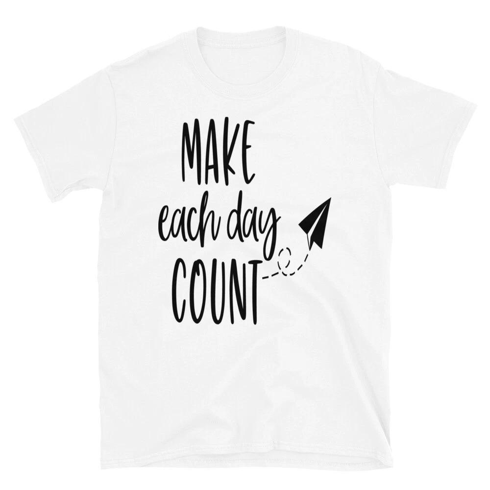 

Family Love Make Each Day Count Paperplane T-Shirt 4XL