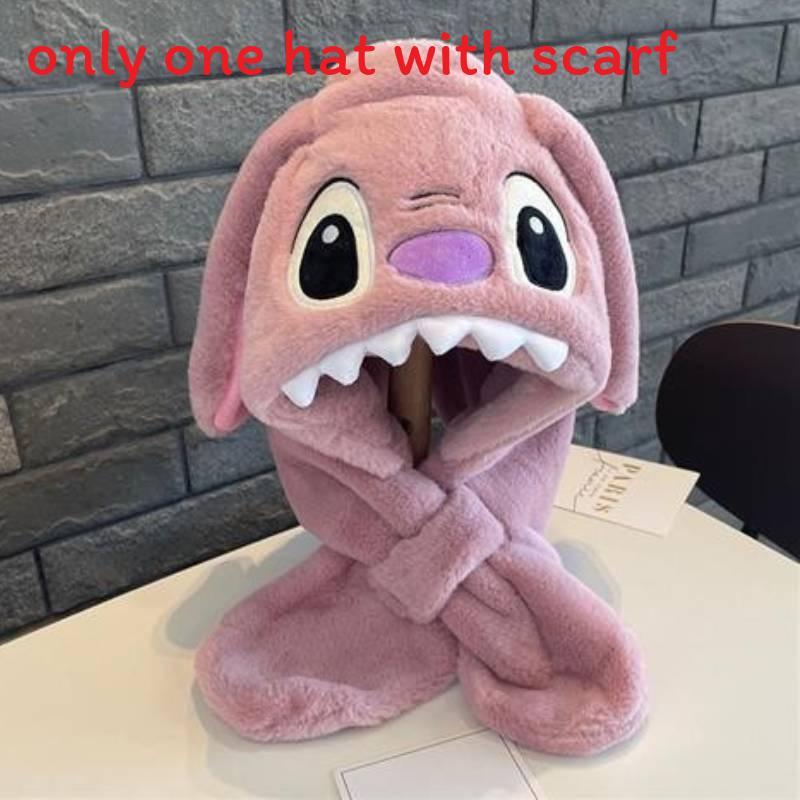 

Stitch Childrens Winter Hat And Scarf Set With Thickened Warmth For Kids Ages 2 To 10 Angel