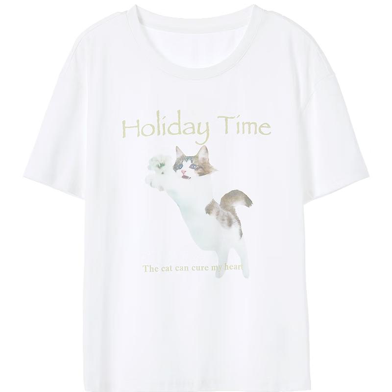 Betu Women s Printed Drop Shoulder T-Shirt L