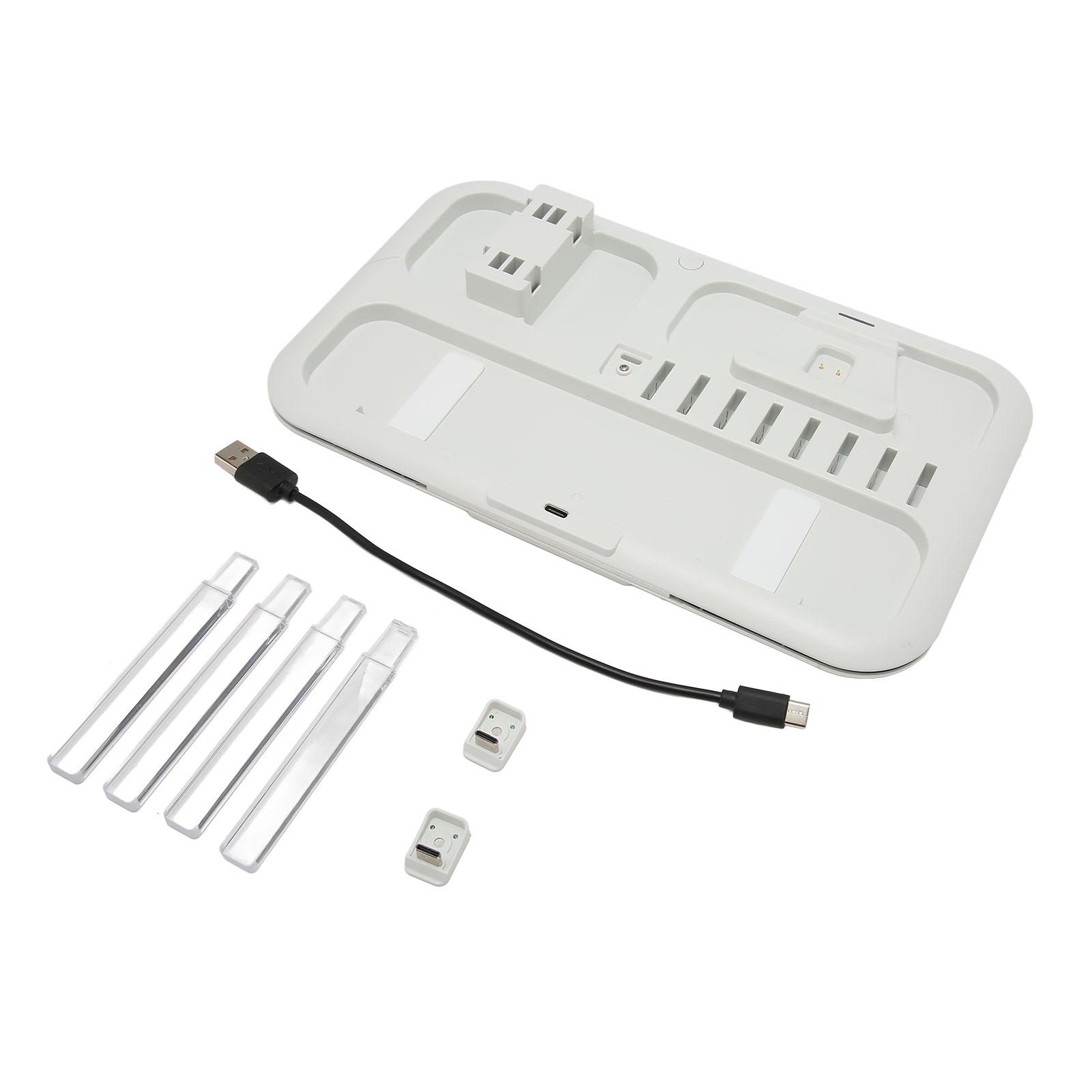 

Зарядная станция для игрового контроллера Профессиональная эффективная игровая зарядная база с эффектами RGB для Switch