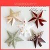 Christmas Tree Star Decor With Plastic Material For Holiday Scene Display And Window Decoration