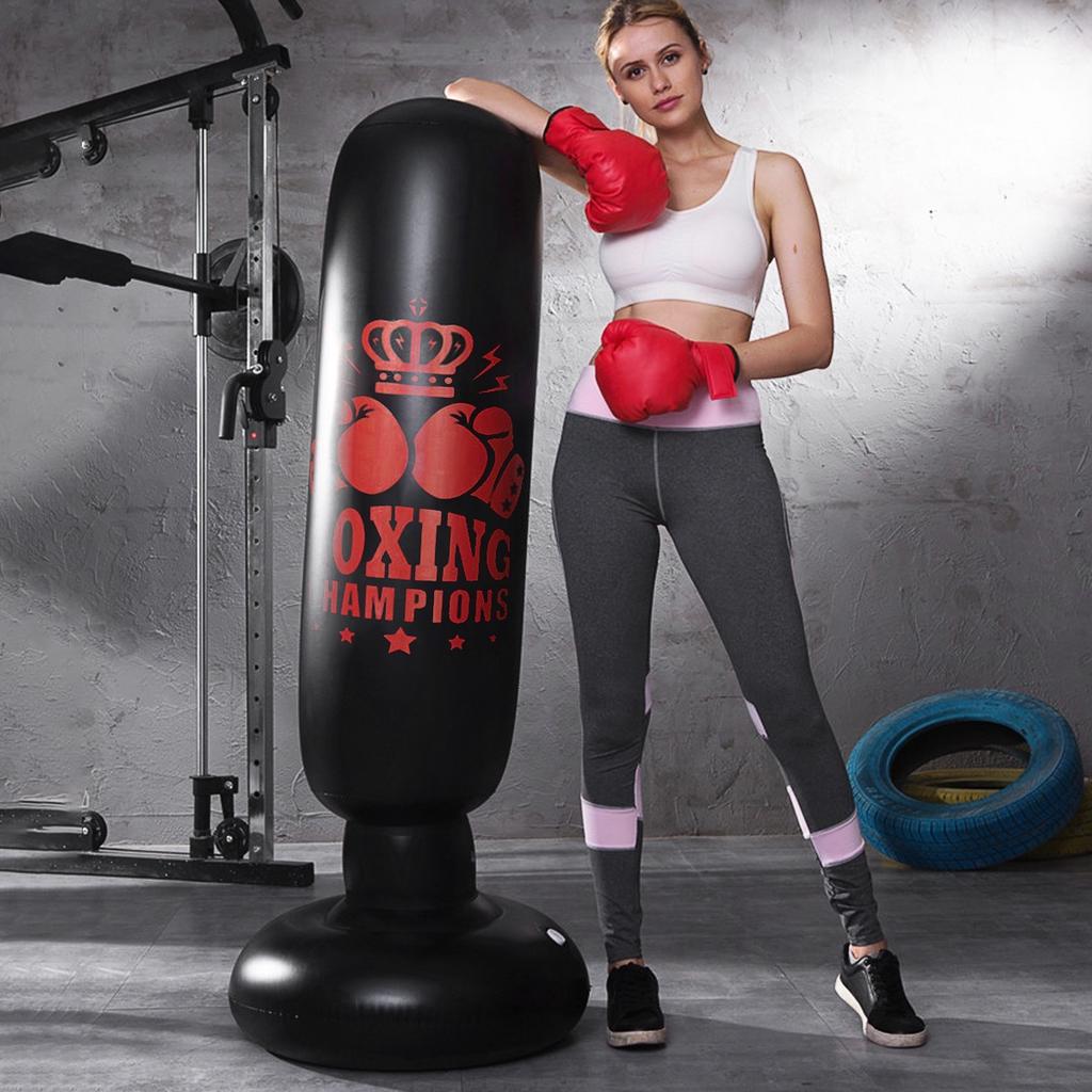 1.6M entraînement Fitness MMA boxe autoportant sac de boxe support sacs gonflables vitesse ajustement adultes enfants