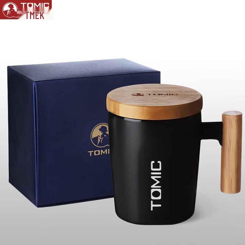 TOMIC Ceramic Mug with Lid