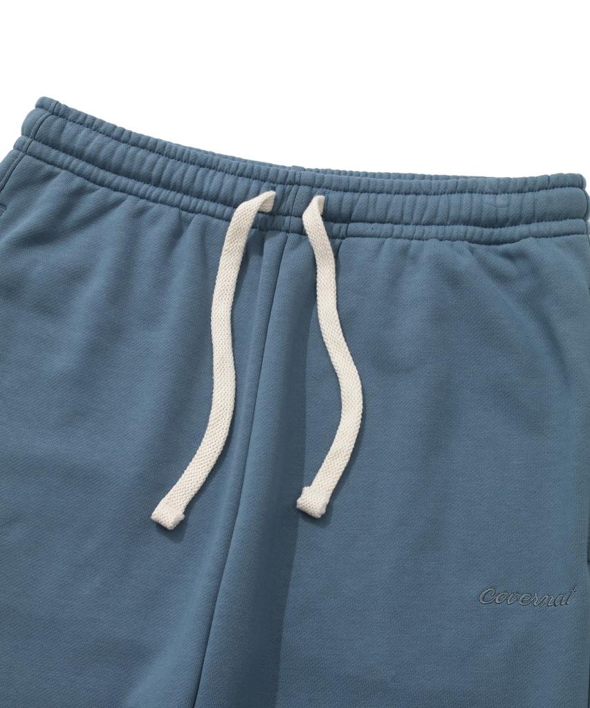 COVERNAT WOMAN Semi-Bootcut Sweatpants Dark Blue