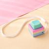 Portable Pocket Stress Relieving Toy with Button Lanyard Anxiety Alleviation for Daily Commute Travel Gifts