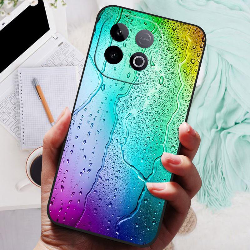 Etui silikonowe na tył telefonu VIVO iQOO Z10 Turbo Pro, etui z miękkiego zderzaka VIVO Y300 GT 5G