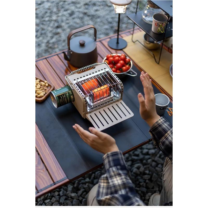 Outdoor Mini Heating Stove Camping Gas Stove Fishing Camping Heater Outdoor Portable Car 2024 Winter Camping Outdoor Supplies