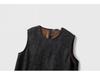Women's Chinese Style Silk Vest - 100% Mulberry Silk, Sleeveless, Round Neck, Slightly Sheer