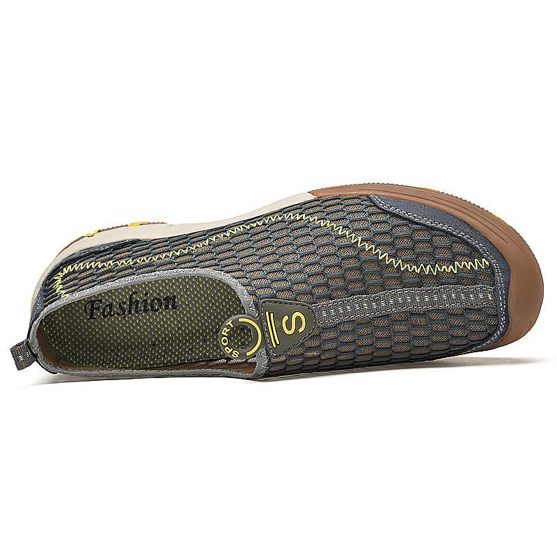 Summer Men Breather Mesh Casual Shoes Men Loafers Comfortable Outdoor Shoes Moccasins Man Walking Shoes