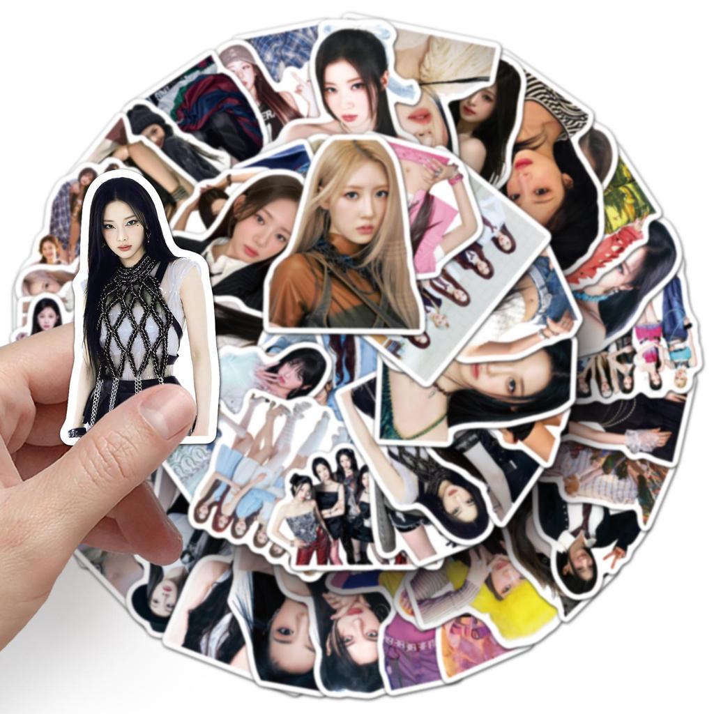 50 Sheets of BABYMONSTER Rami Stickers - Korean Girl Group Idol Merchandise for Notebooks and Phones