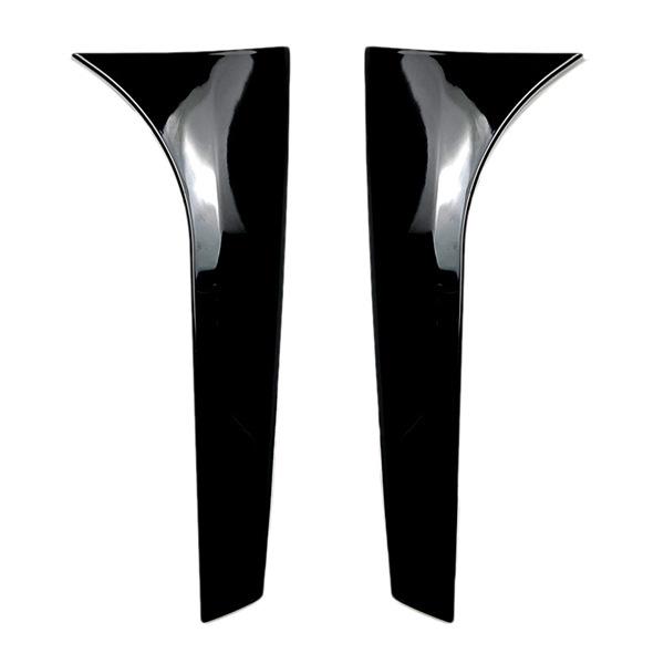 2-Piece Gloss Black ABS Rear Roof Spoiler Stickers for Mercedes B-Class B180/B200 W246