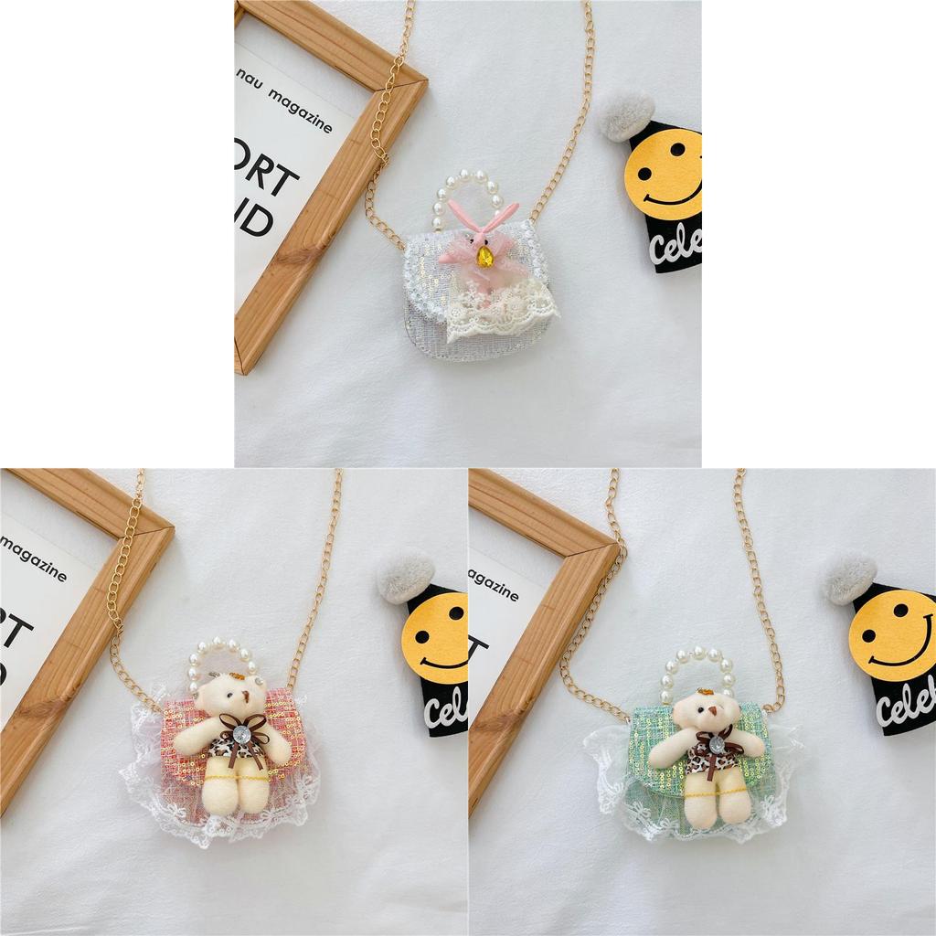 Child Girl Cartoon Animal Canvas Backpack With Breathable Material For Daily Use