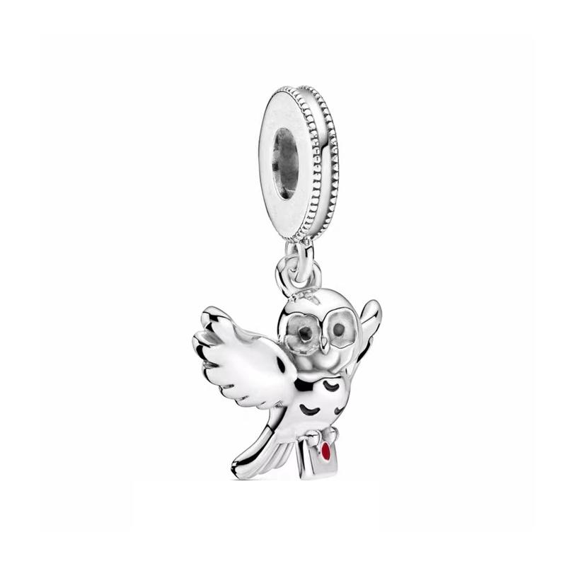 Perline Charms Harry Potter Bracciale Serpente Collana Gioielli Fai da Te Regalo Donna Perline Pendenti Originali