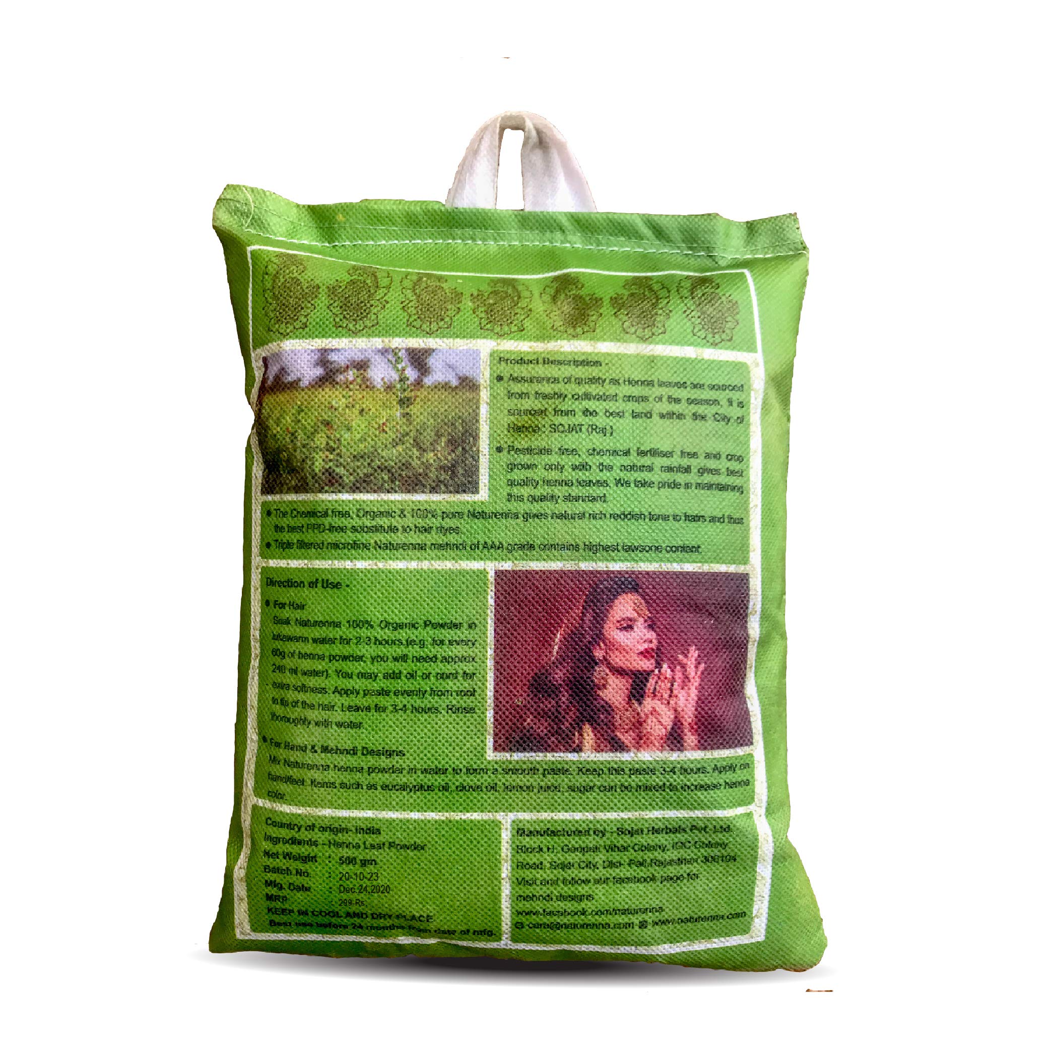Naturenna Natural Henna Powder for Hair